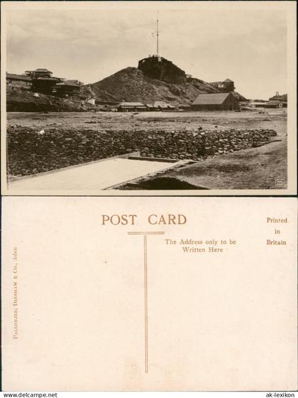 Postcard Aden Jemen عدن Blick auf den Lotsenturm 1926