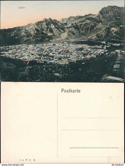 Postcard Aden Jemen عدن Blick über die Stadt Jemen Yemen# 1912