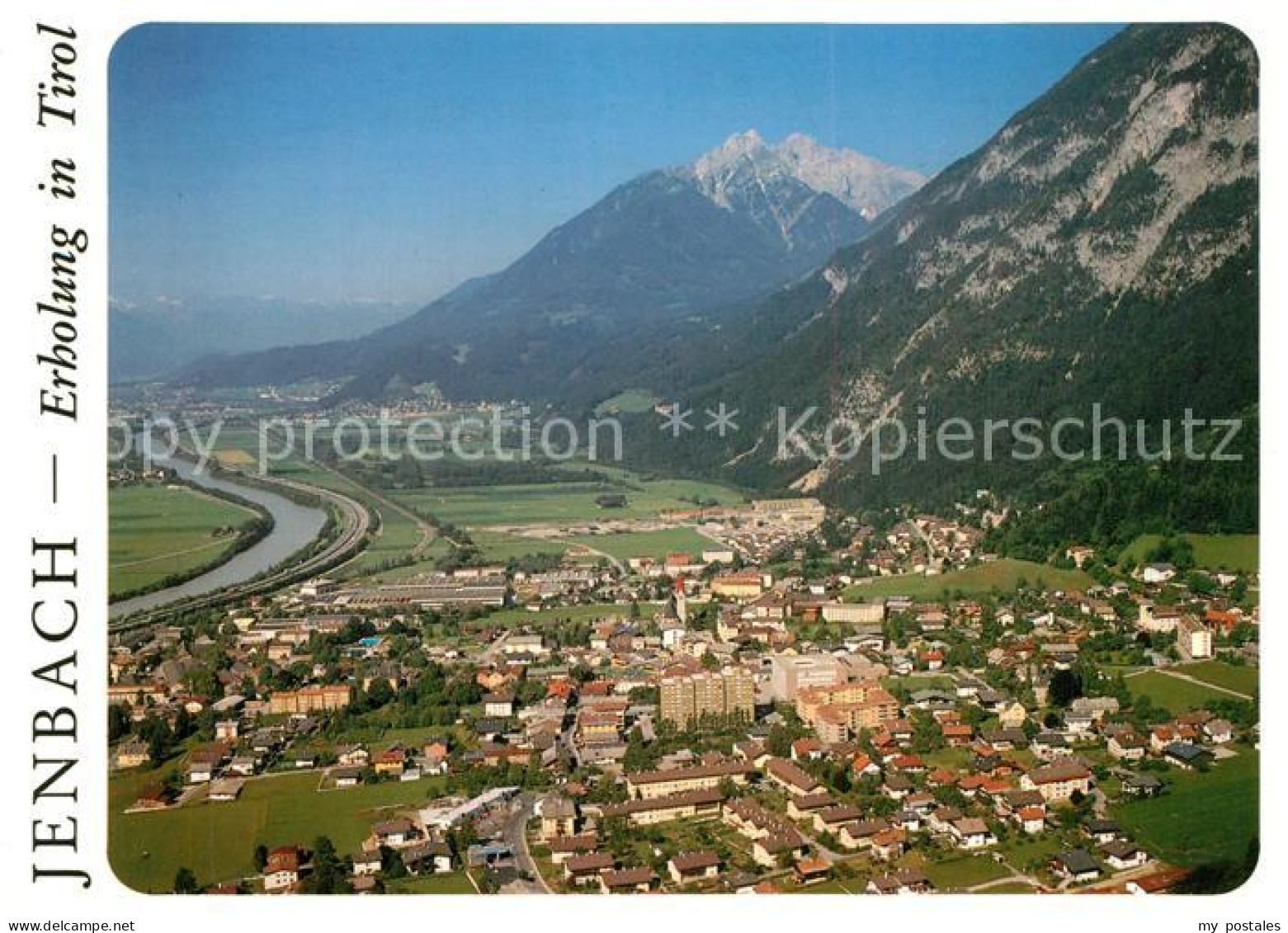Jenbach Tirol Fliegeraufnahme