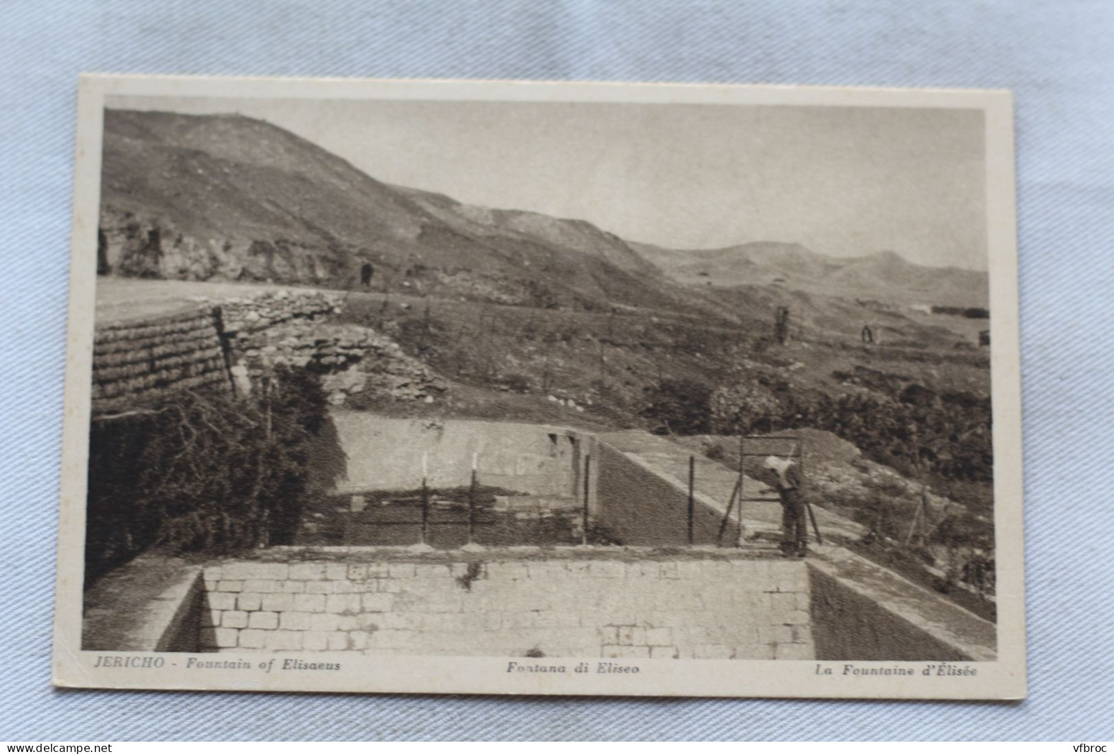 Jericho, la fontaine d'Elisée, Palestine
