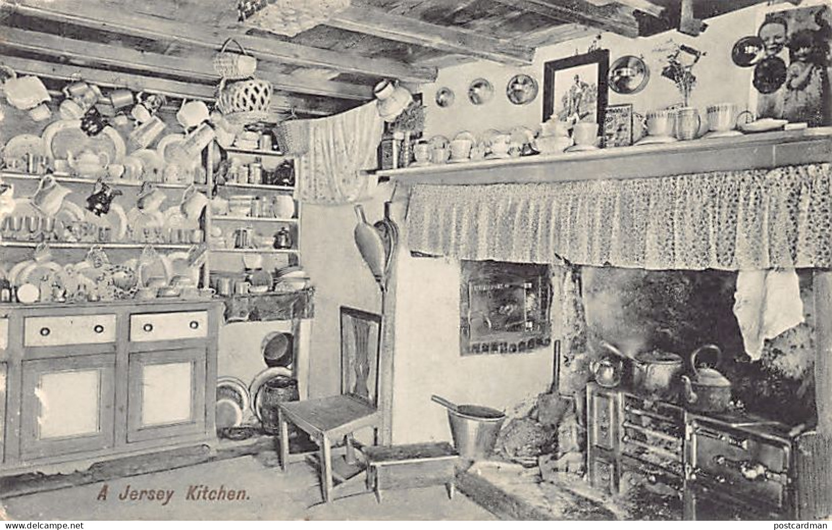 Jersey - A Jersey kitchen - Publ. unknown