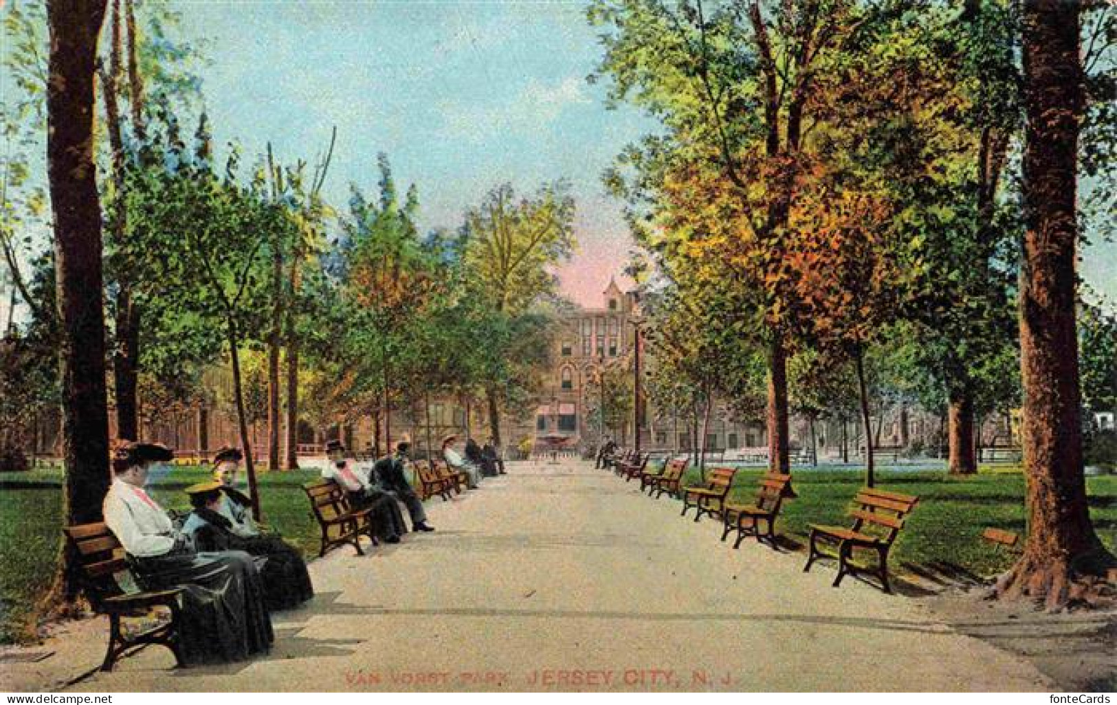 Jersey City New Jersey USA Van Vorst Park