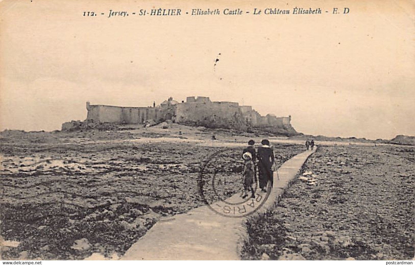 Jersey - ST. HELIER - Elisabeth Castle - Publ. E. D. 112