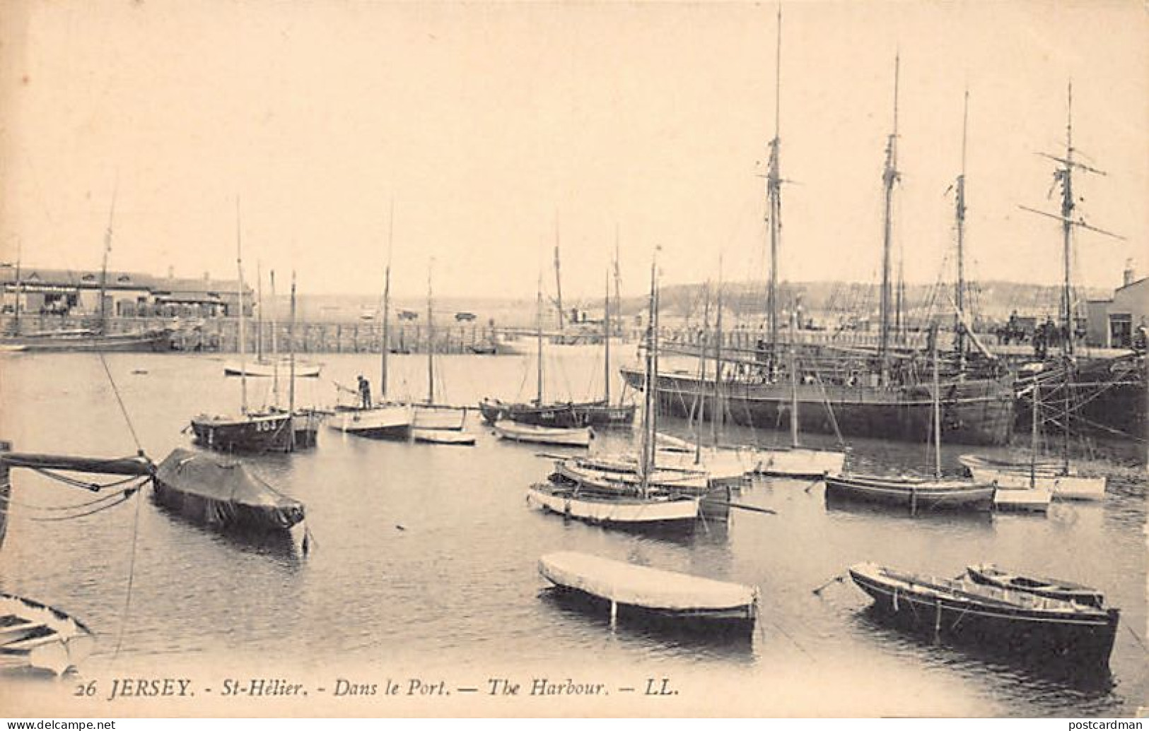 Jersey - ST. HELIER - The harbour - Publ. Levy L.L. 26