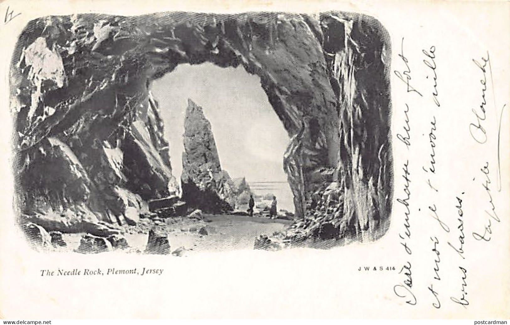 Jersey - The Needle Rock, Plemont - Publ. J.W. & S. 414