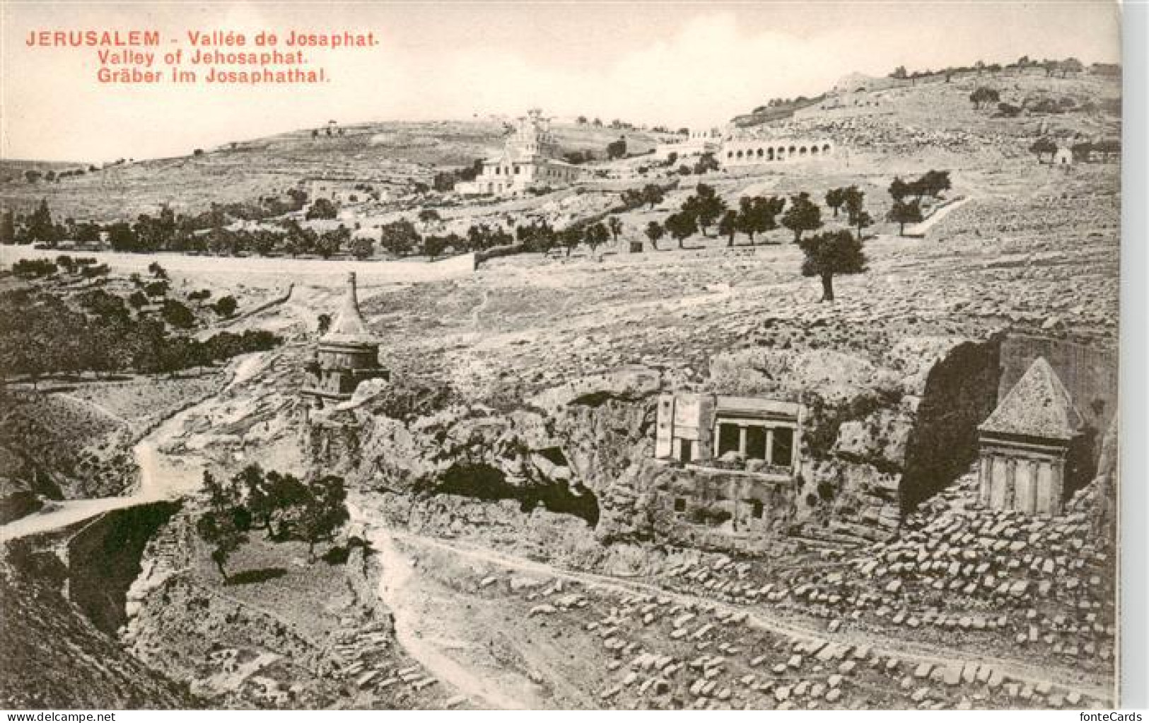 Jerusalem Arkansas Graeber im Josaphatal