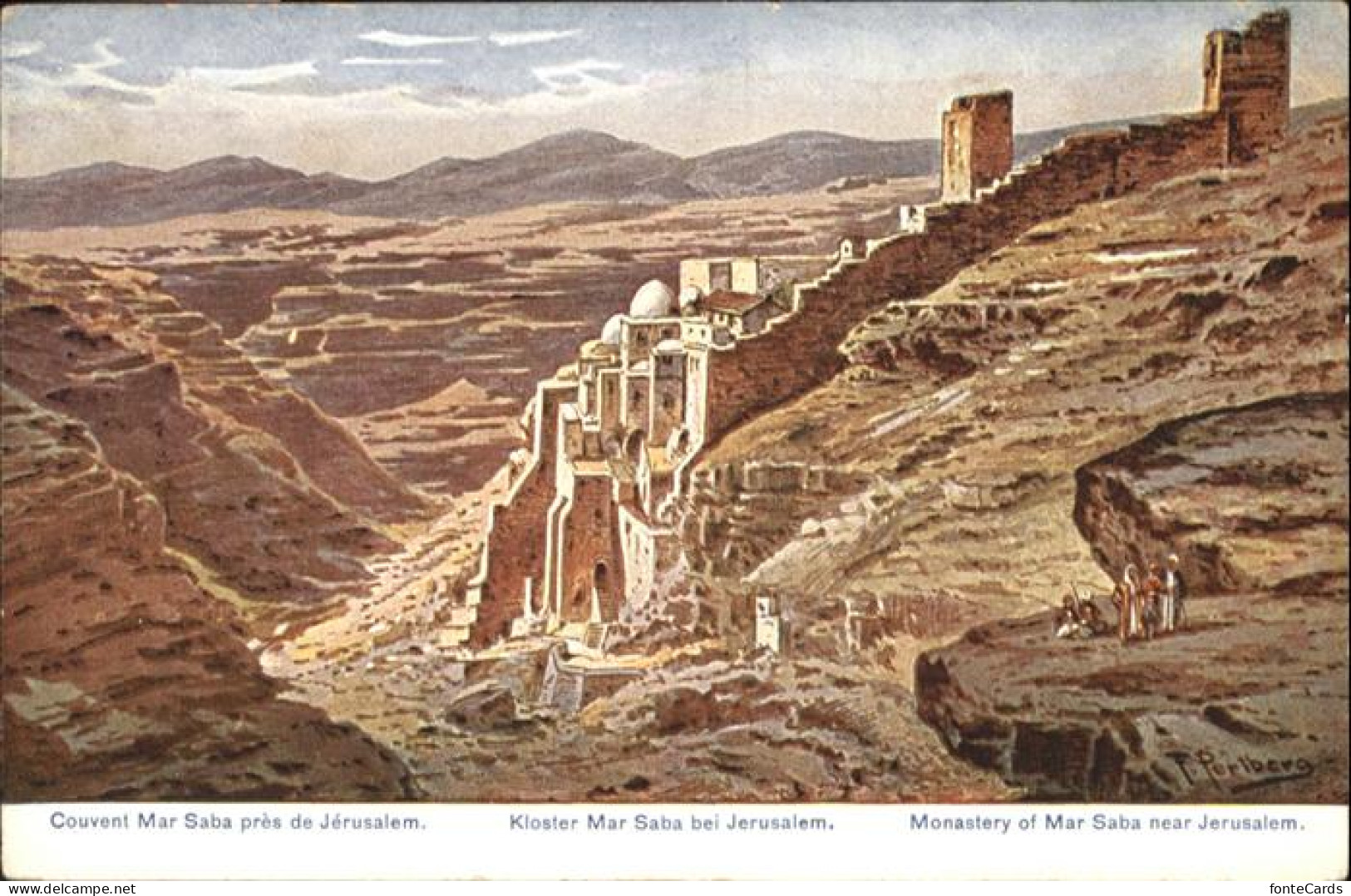 Jerusalem Yerushalayim Couvent Kloster Monastery Mar Saba