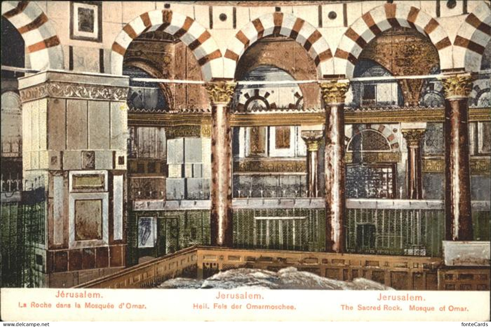 Jerusalem Yerushalayim Hlg Fels der Omarmoschee