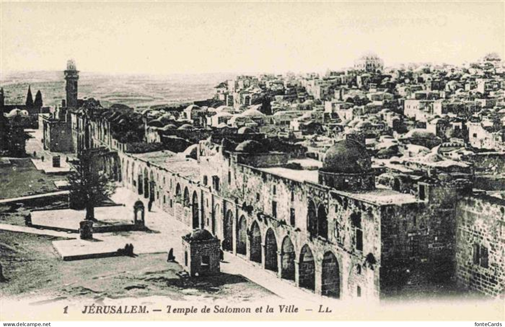 Jerusalem  Yerushalayim Israel Temple de Salomon et la Ville