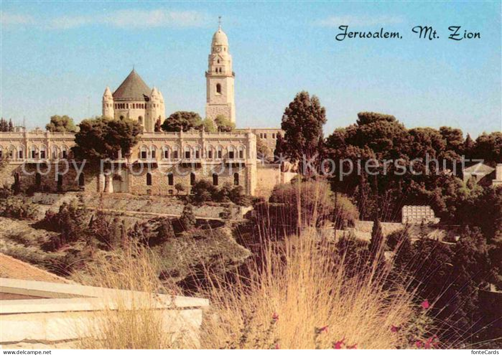 Jerusalem Yerushalayim Mount Zion Stadtmauer