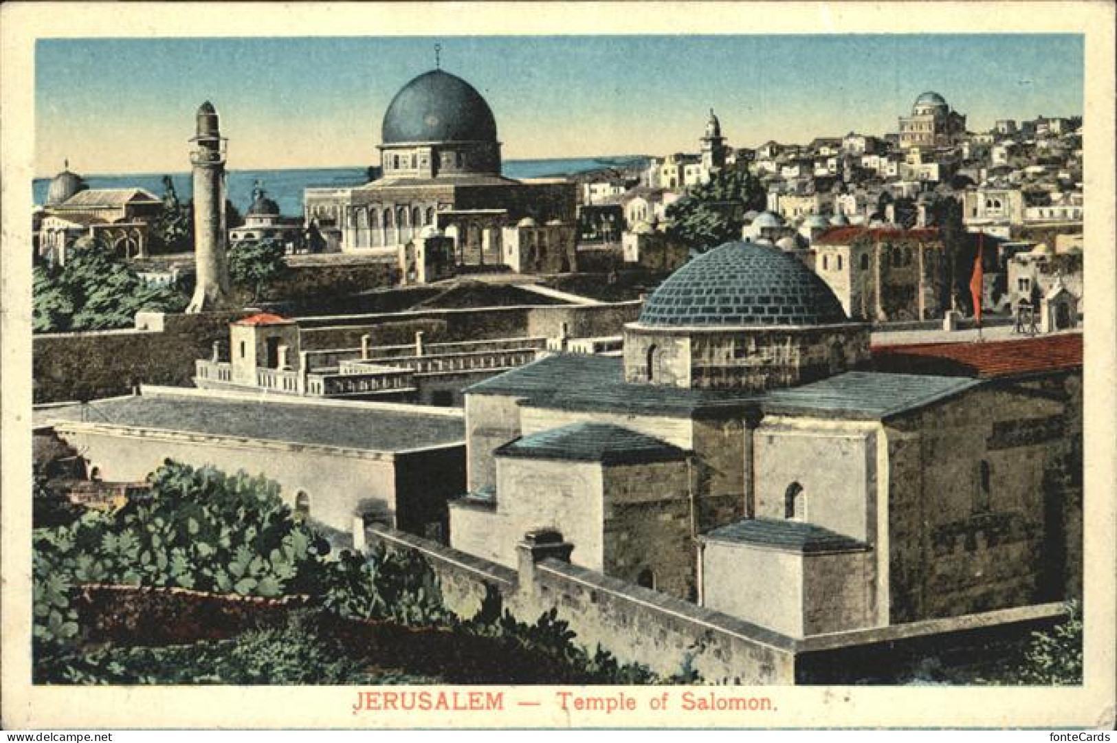 Jerusalem Yerushalayim Temple of Salomon