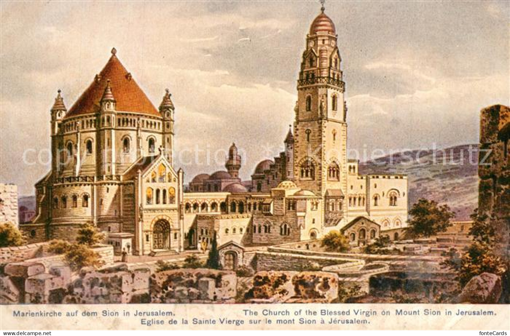 Jerusalem Yerushalayim Zion Marienkirche