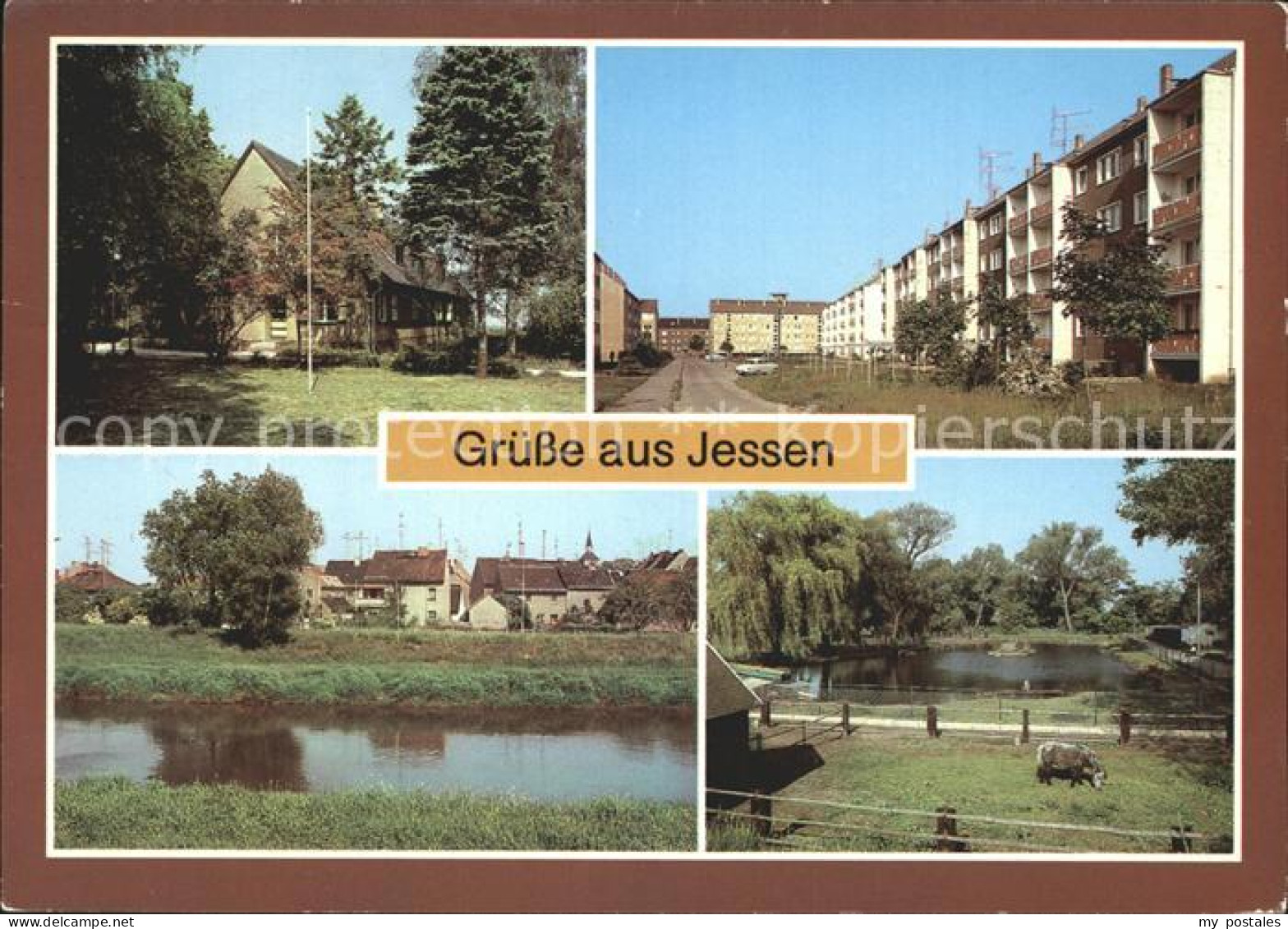 Jessen Elster Kinderkurheim SdF Teilansicht Tierpark