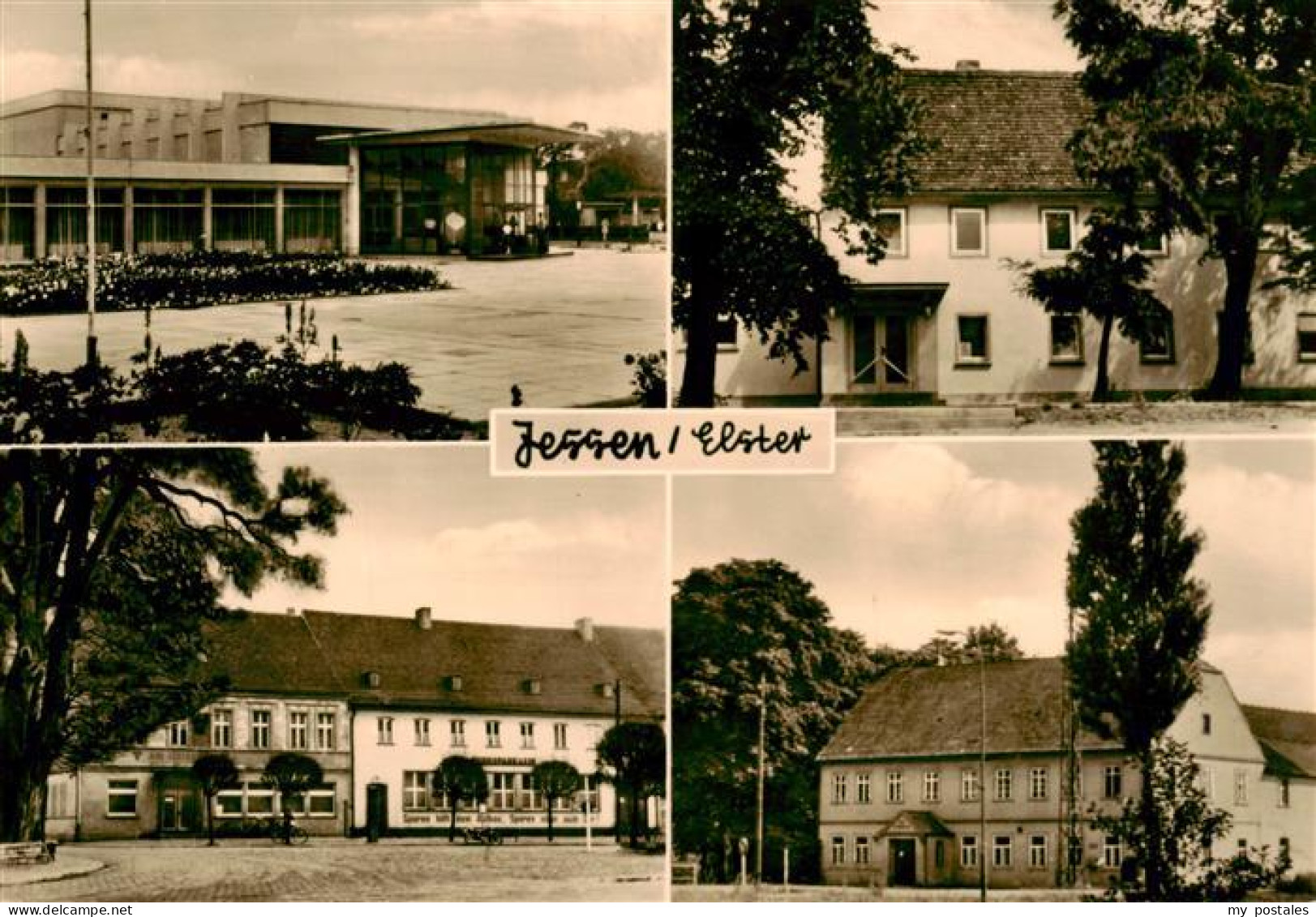 Jessen Elster Kreiskulturhaus HOG Bergschloesschen HOG Leninplatz Erlenhof