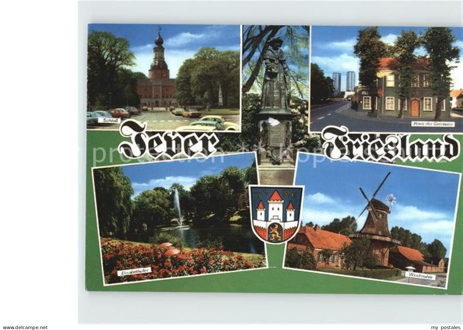 Jever Schloss Elisabethufer Windmuehle