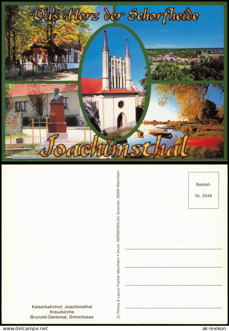 Joachimsthal (Barnim) Mehrbildkarte Das Herz der Schorfheide 2000