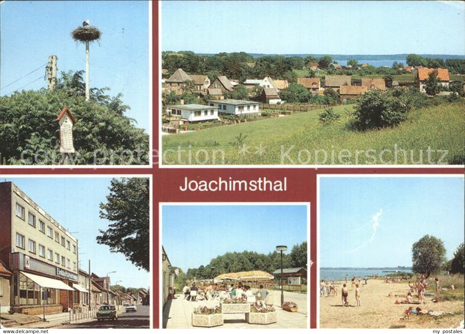 Joachimsthal Storchennest Teilansicht Thaelmann Str Feriendorf Grimnitzsee Eisca