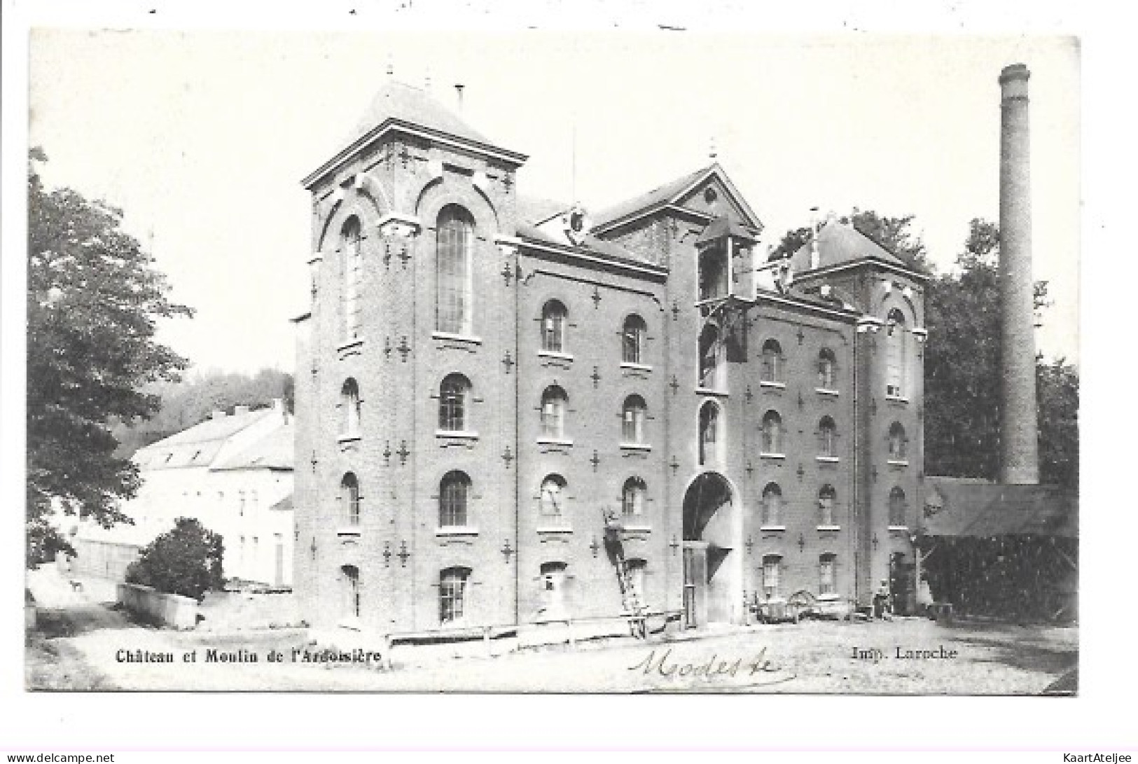 Jodoigne - Chateau et moulin de l'Ardoisière.