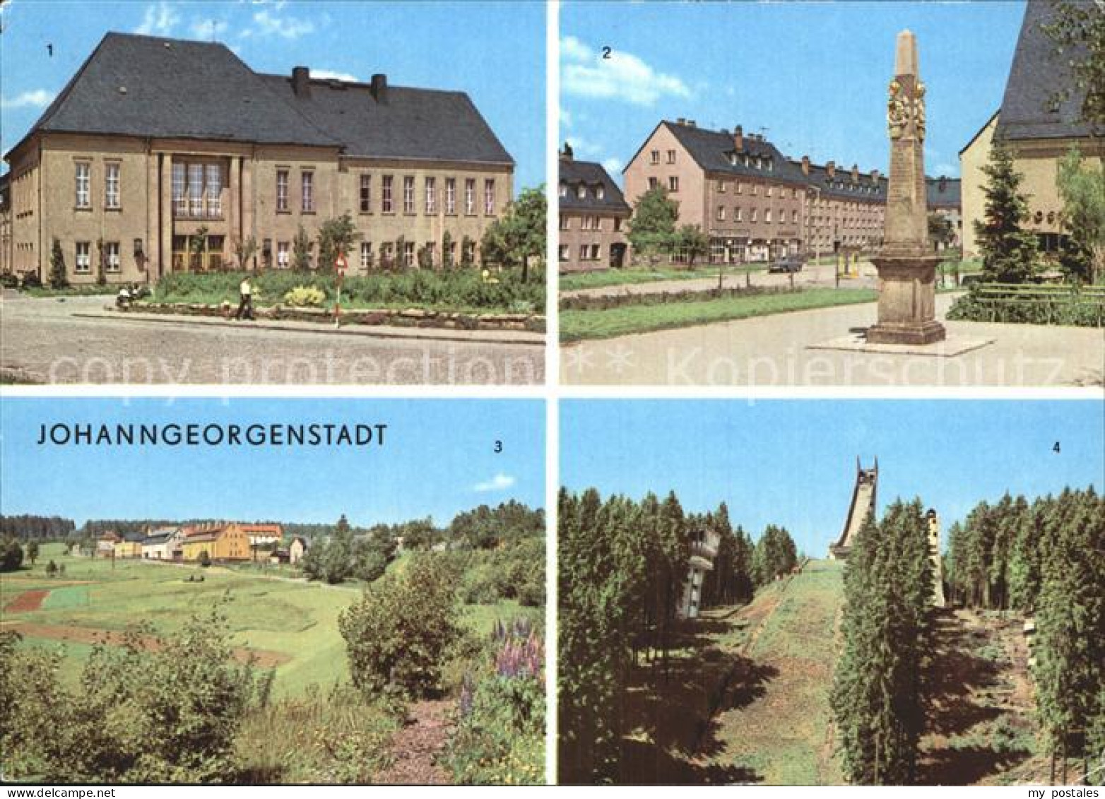 Johanngeorgenstadt Kulturhaus Postsaeule