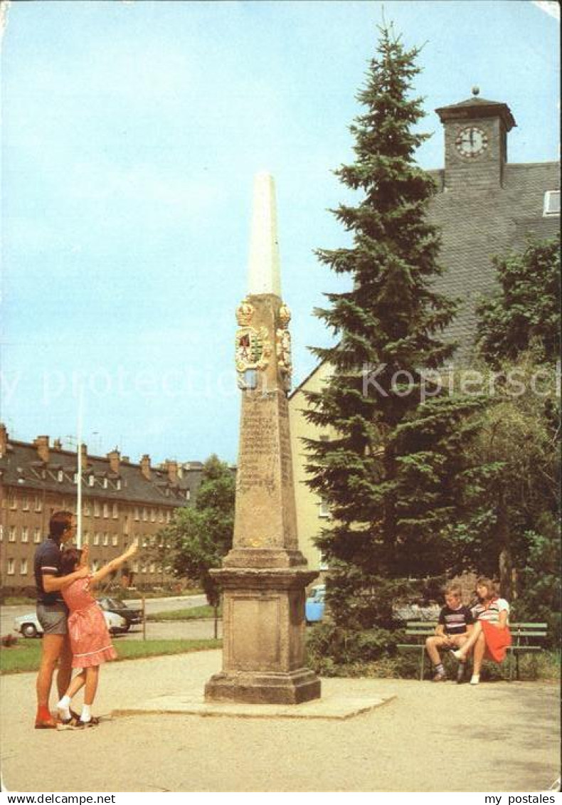 Johanngeorgenstadt Postmeilensaeule