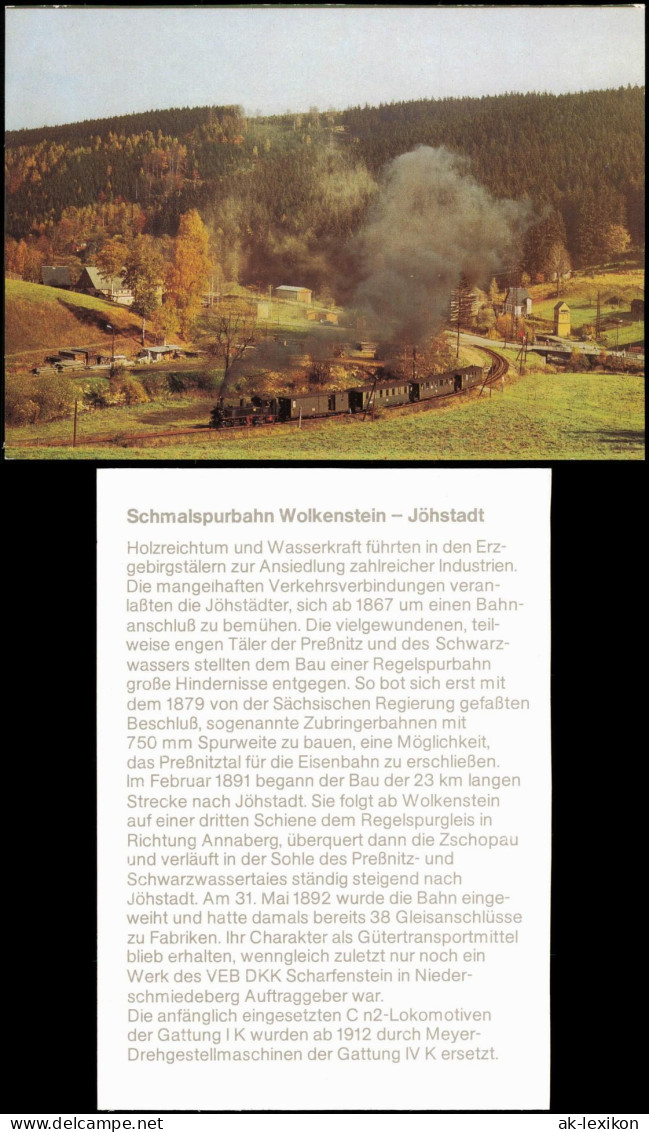 Jöhstadt (Erzgebirge) Schmalspurbahn Wolkenstein - Jöhstadt 1985