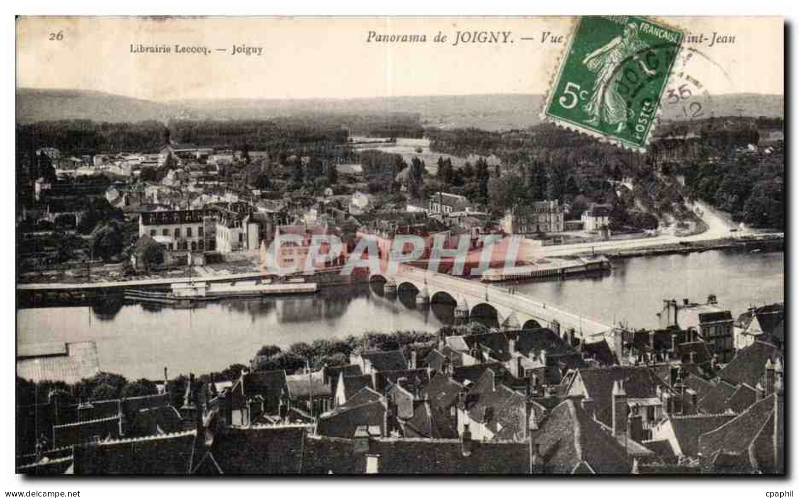 Joigny - Vue Generale - CPA