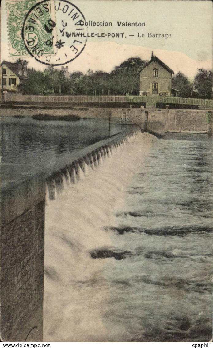 Joinville le pont CPA Le barrage (dam)