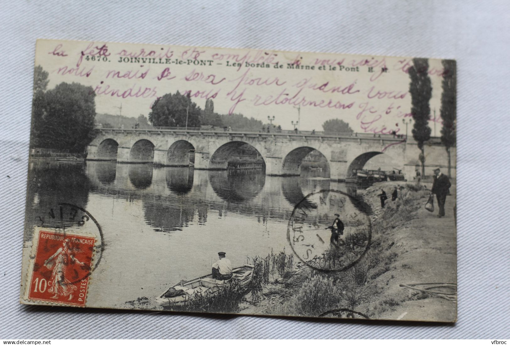 Joinville le Pont, les bords de Marne et le pont, Val de Marne 94