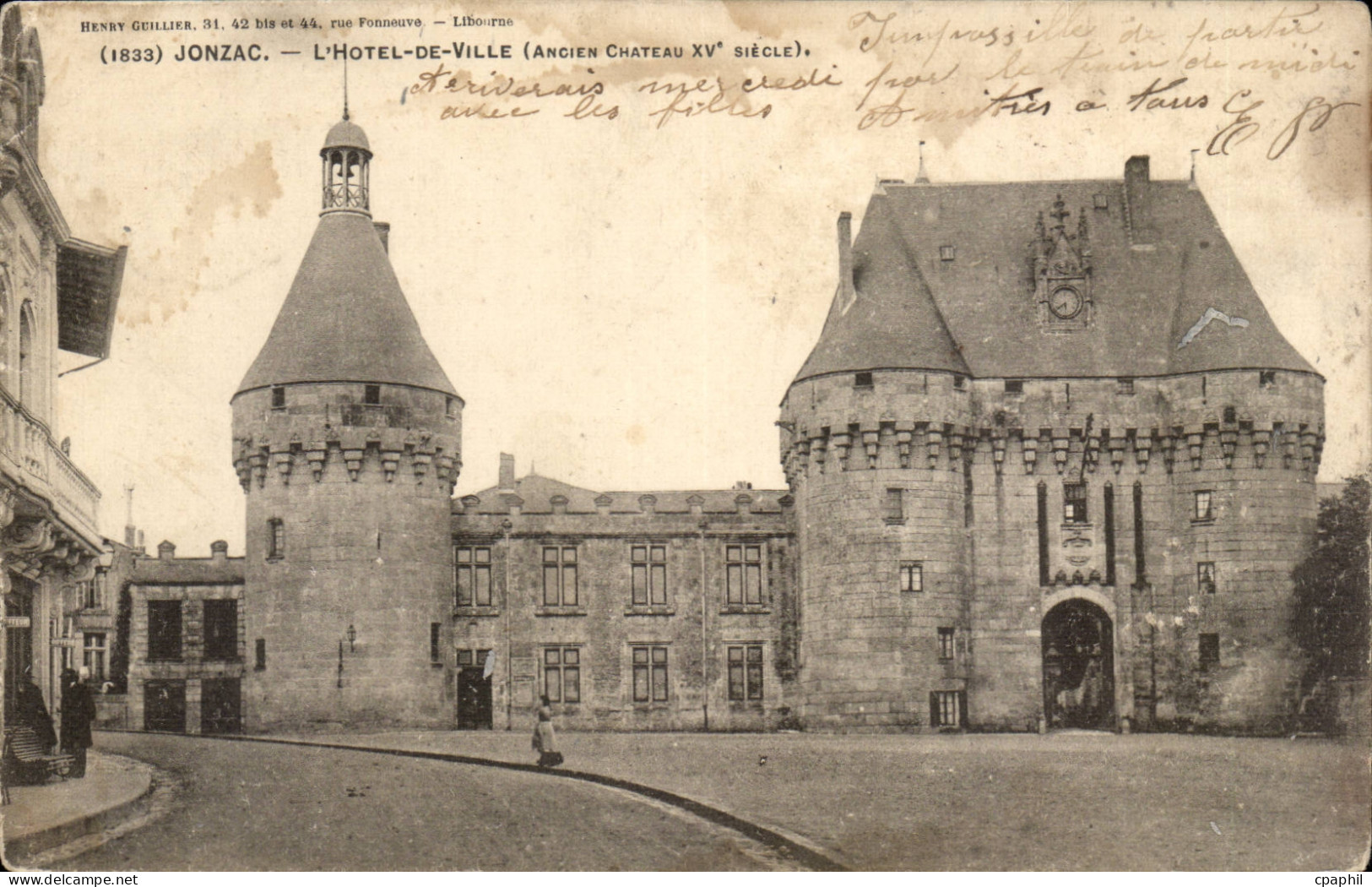 Jonzac CPA L'hotel de ville