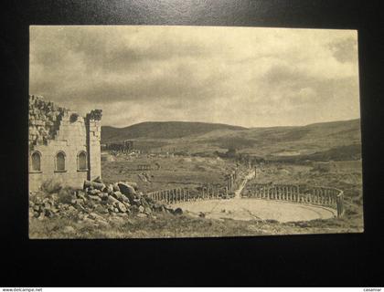 JERASH General view the Forum in the foreground JORDAN postcard