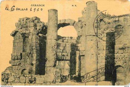 Jordanie - Jarasch - CPA - Etat froissures - Voir Scans Recto-Verso