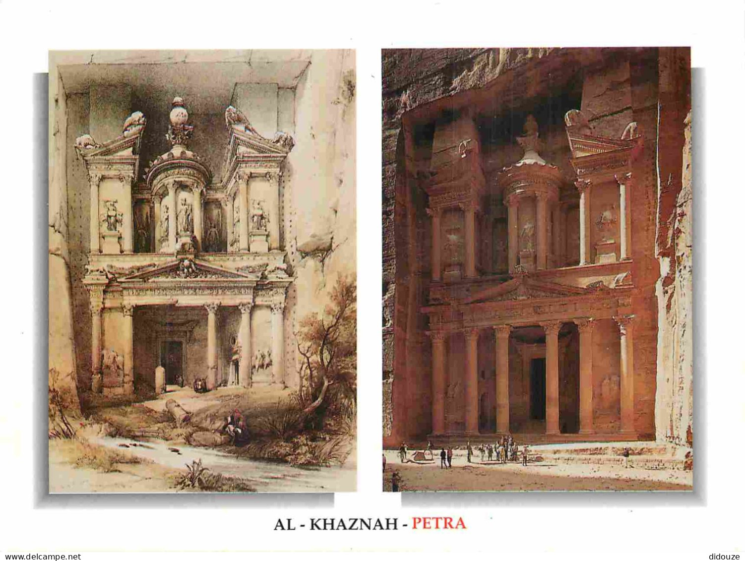 Jordanie - Pétra - Al Khazneh - Multivues - CPM - Carte Neuve - Voir Scans Recto-Verso