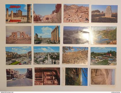 JORDAN - 16 Postcards Lot
