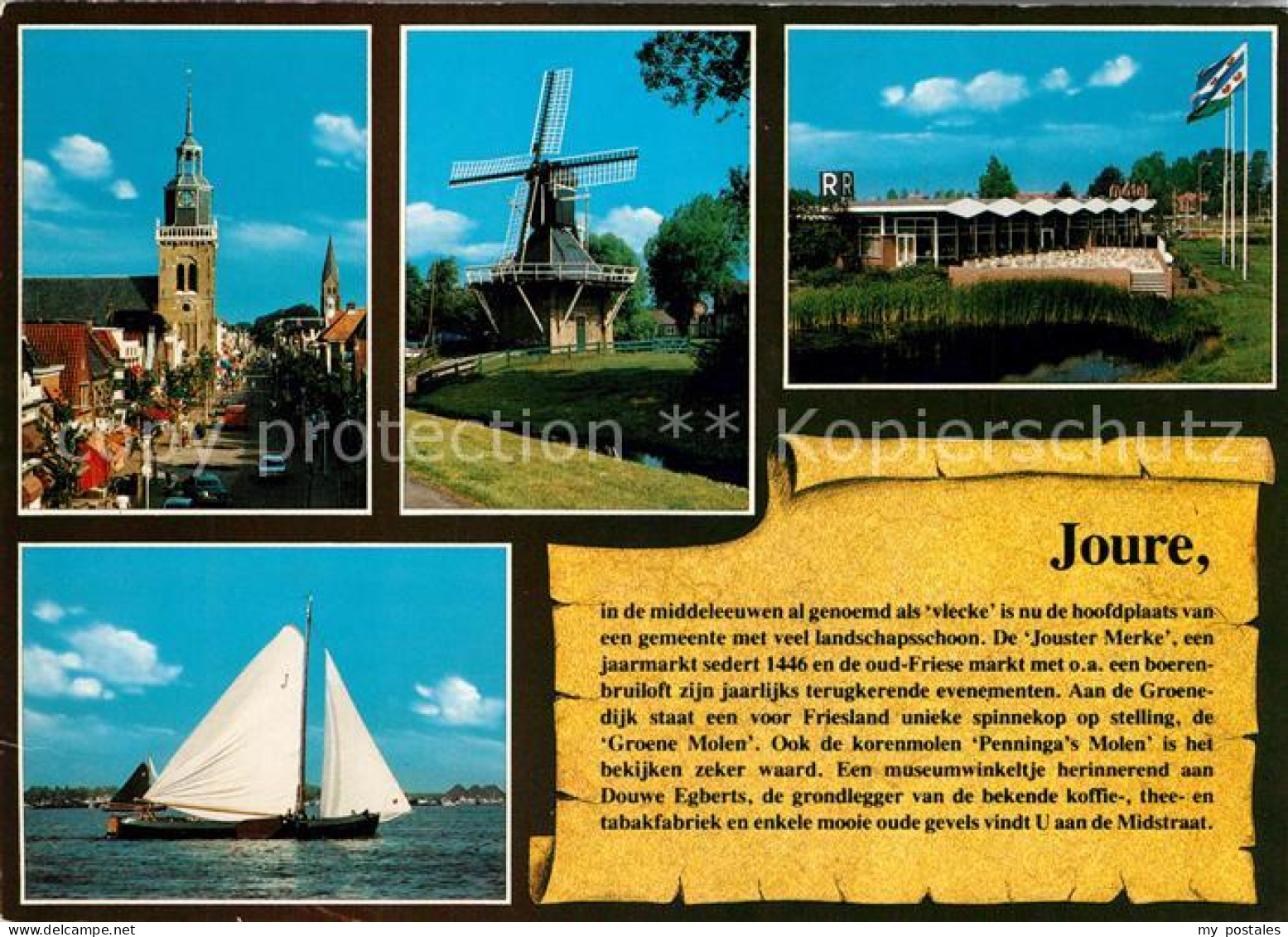 Joure Kirche Muehle Segeboot