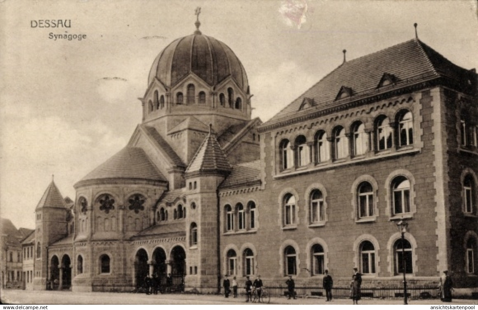 Judaika CPA Dessau in Saxe Anhalt, Synagoge