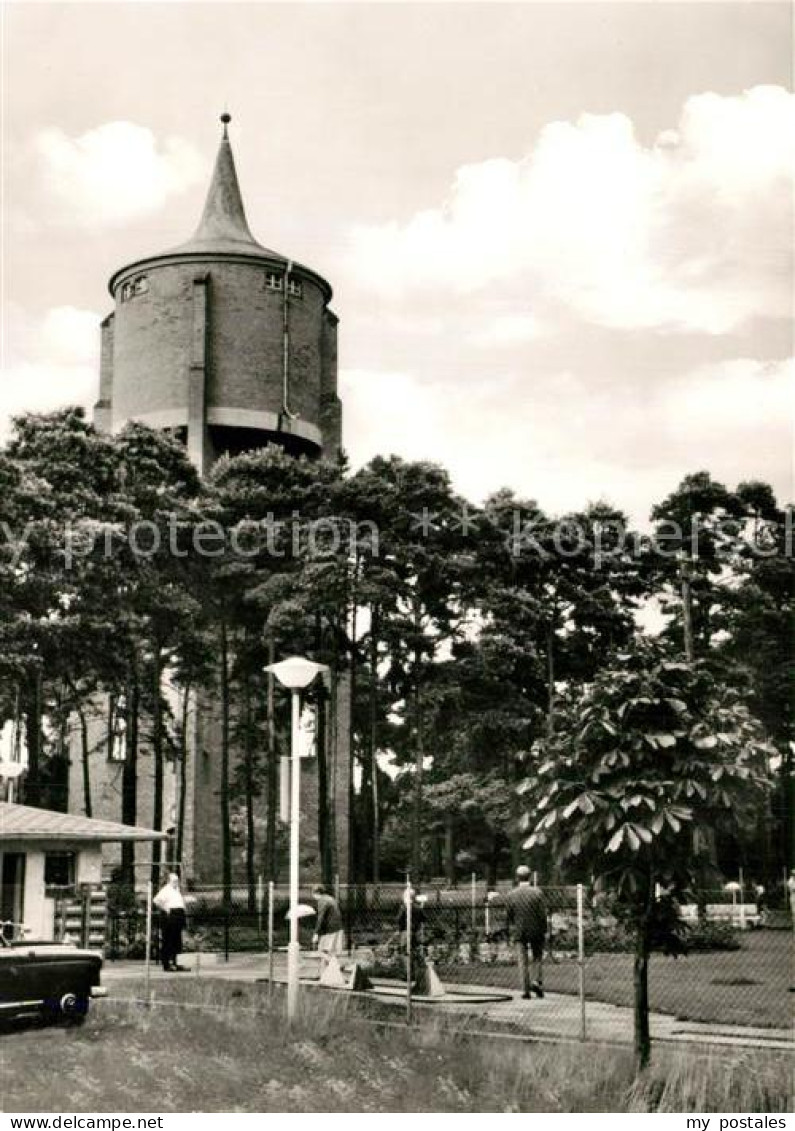 Juegesheim Rodgau Offenbach Hessen Minigolfplatz Wasserturm