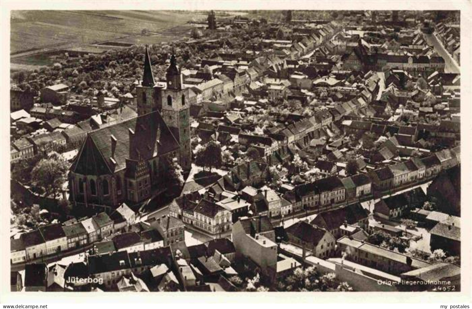 Jueterbog Brandenburg Fliegeraufnahme