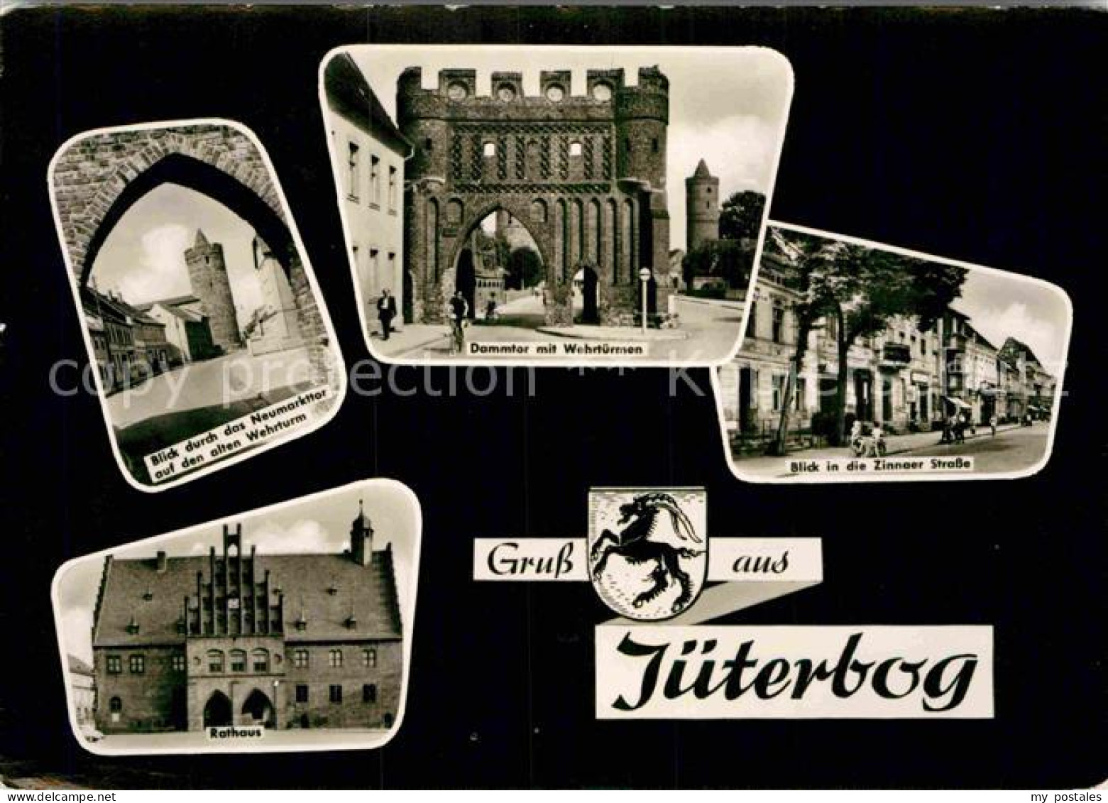 Jueterbog Brandenburg Rathaus Zinnaer Strasse Dammtor Wehrtuerme