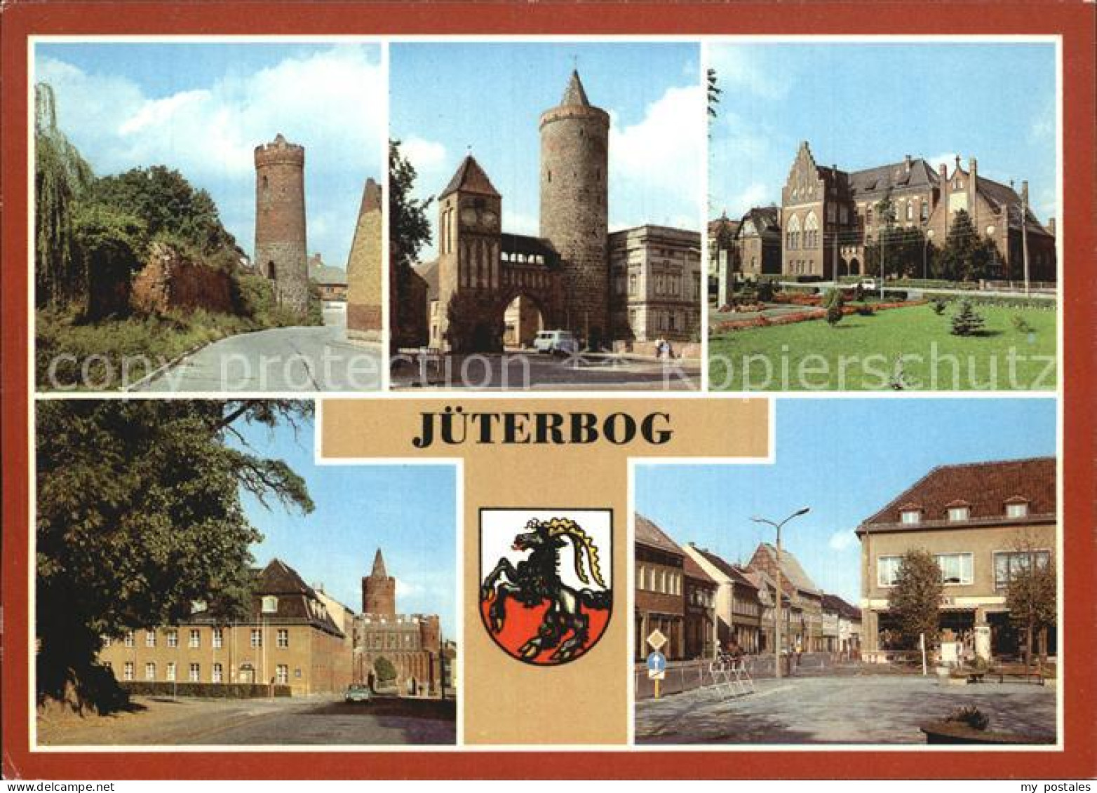 Jueterbog Brandenburg Stadtmauer Zinnaer Tor Friedrich Schiller Oberschule Dammt
