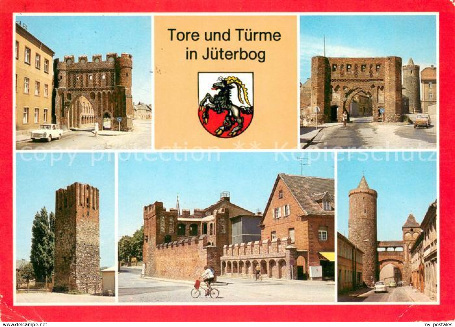 Jueterbog Brandenburg Tore und Tuerme der Stadt