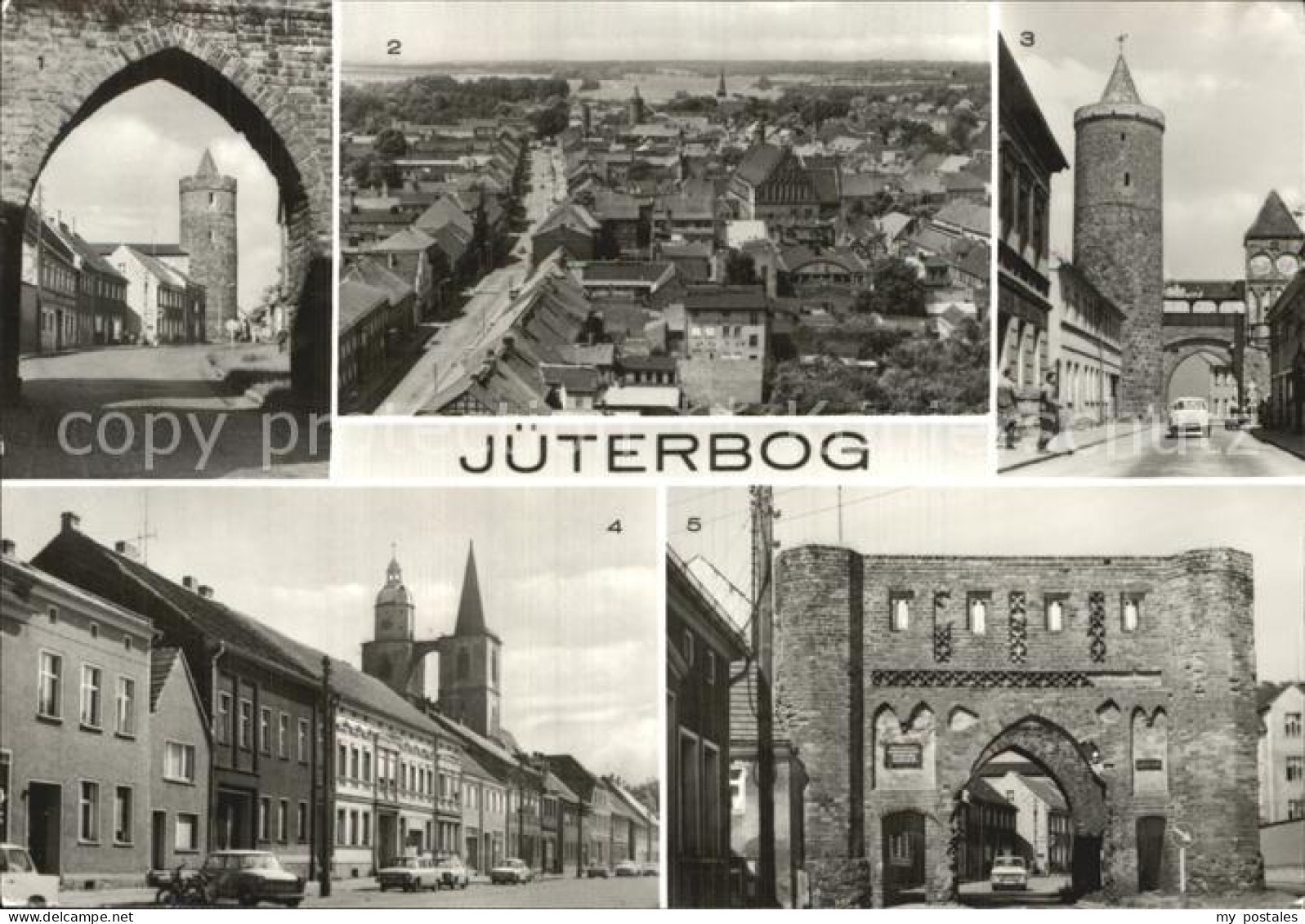 Jueterbog Brandenburg Wartburg 311 Trabant Neumarkttor Eierturm Zinnaer Tor Leni