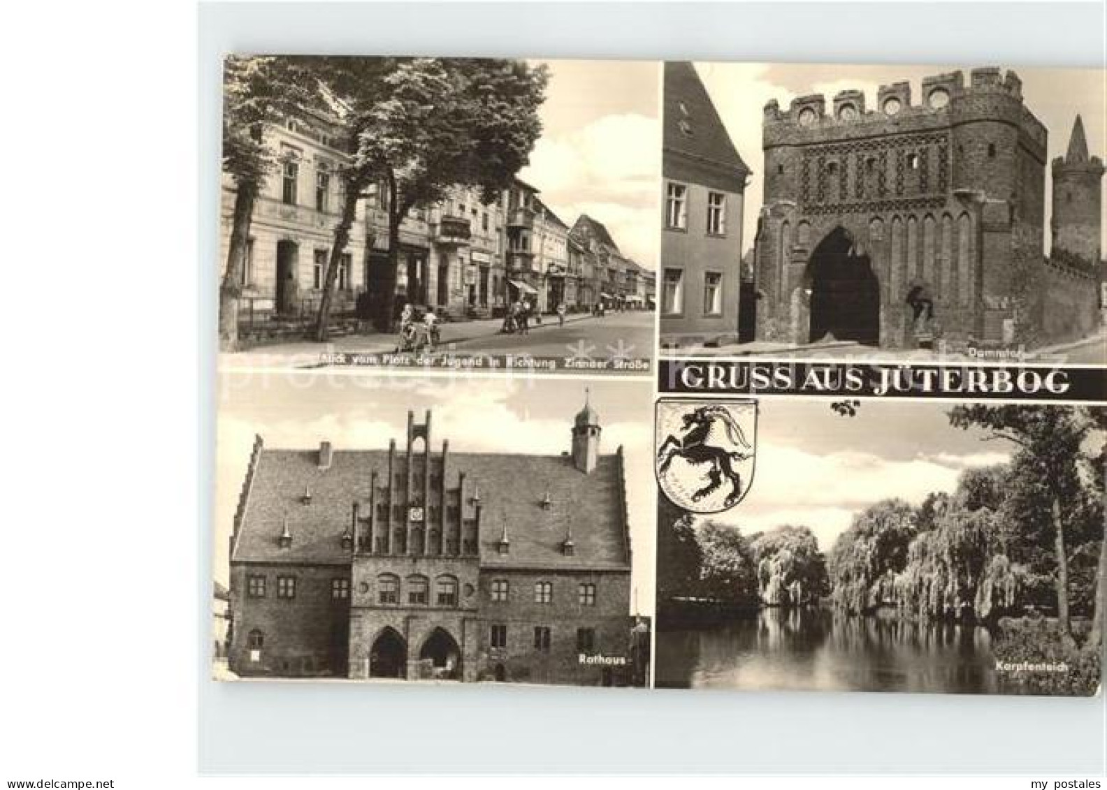 Jueterbog Karpfenteich Rathaus Dammtor