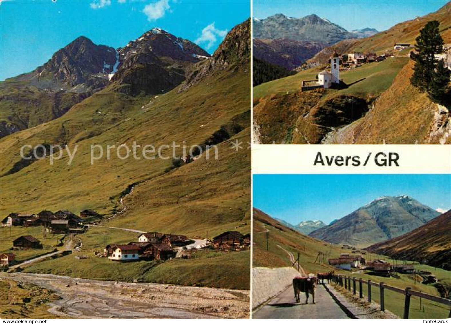 Juf Avers mit Avers Cresta und Puert