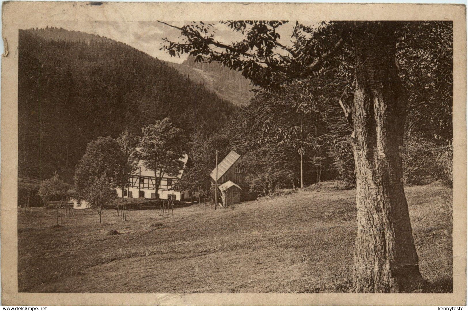 Jugenherberge Hüttstadtmühle Ansprung bei Zöblitz