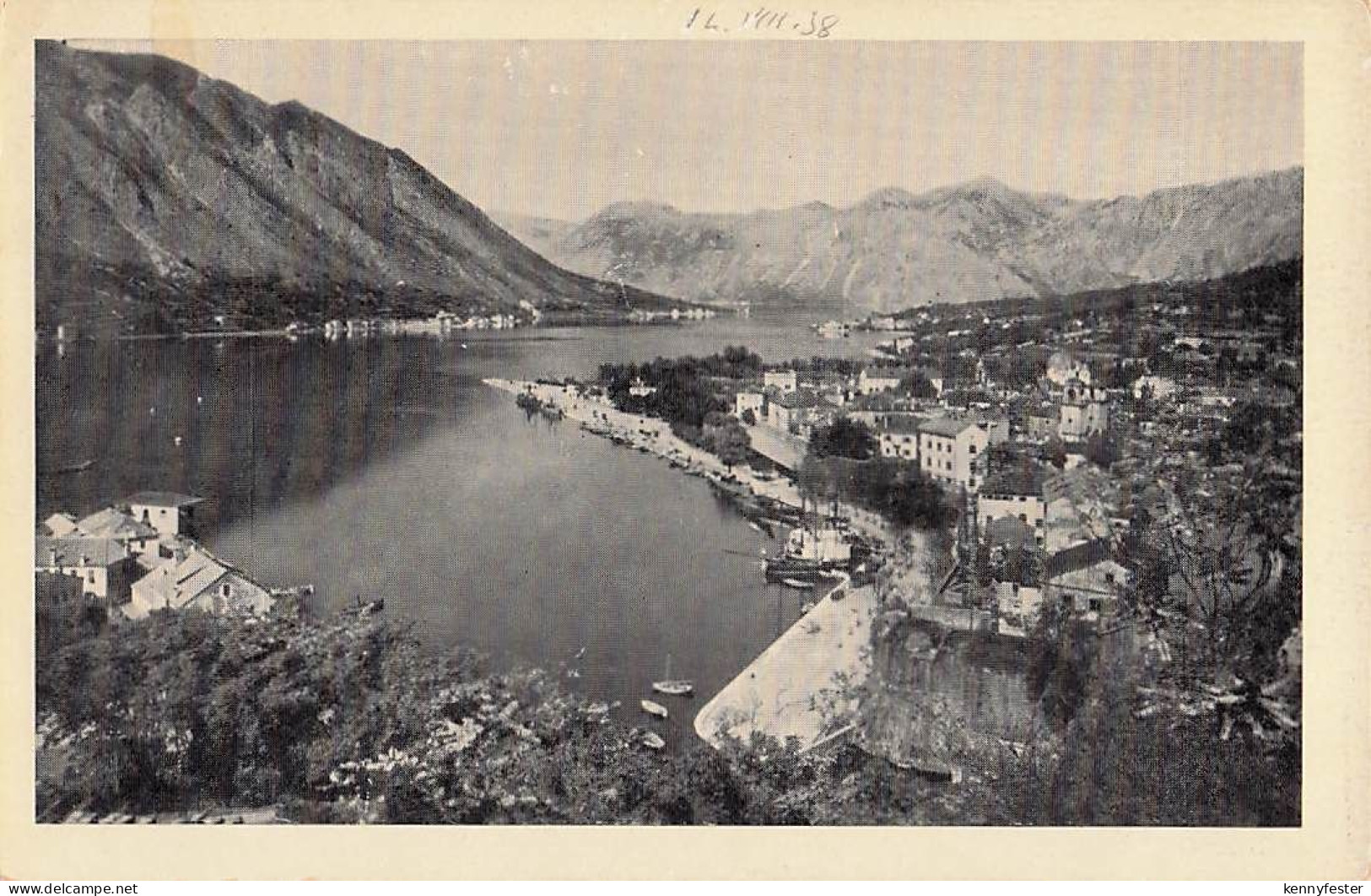 JUGOSLAWIEN, KOTOR, GESAMTANSICHT, Vintage