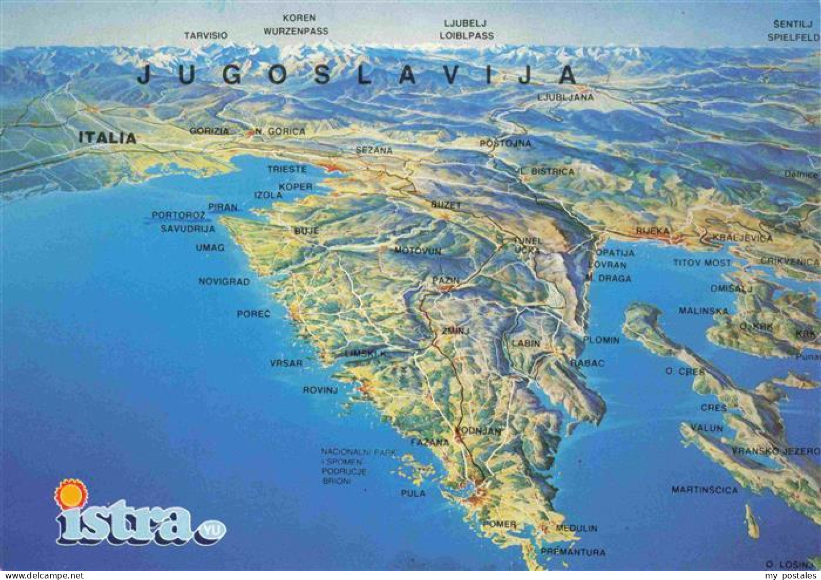 Jugoslawien Yugoslavie Fliegeraufnahme Nordwestlicher Teil