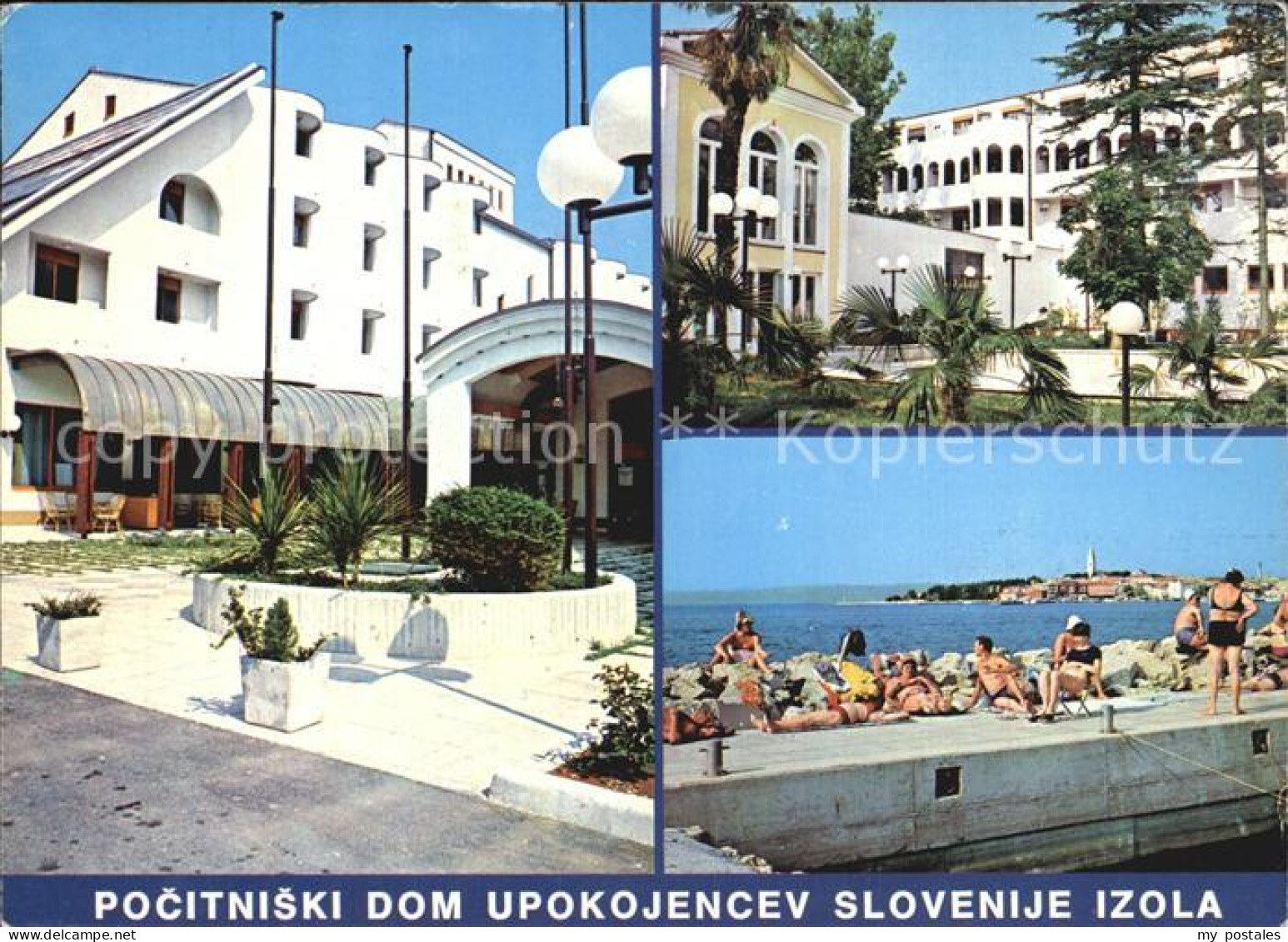 Jugoslawien Yugoslavie Seebruecke Gebaeude