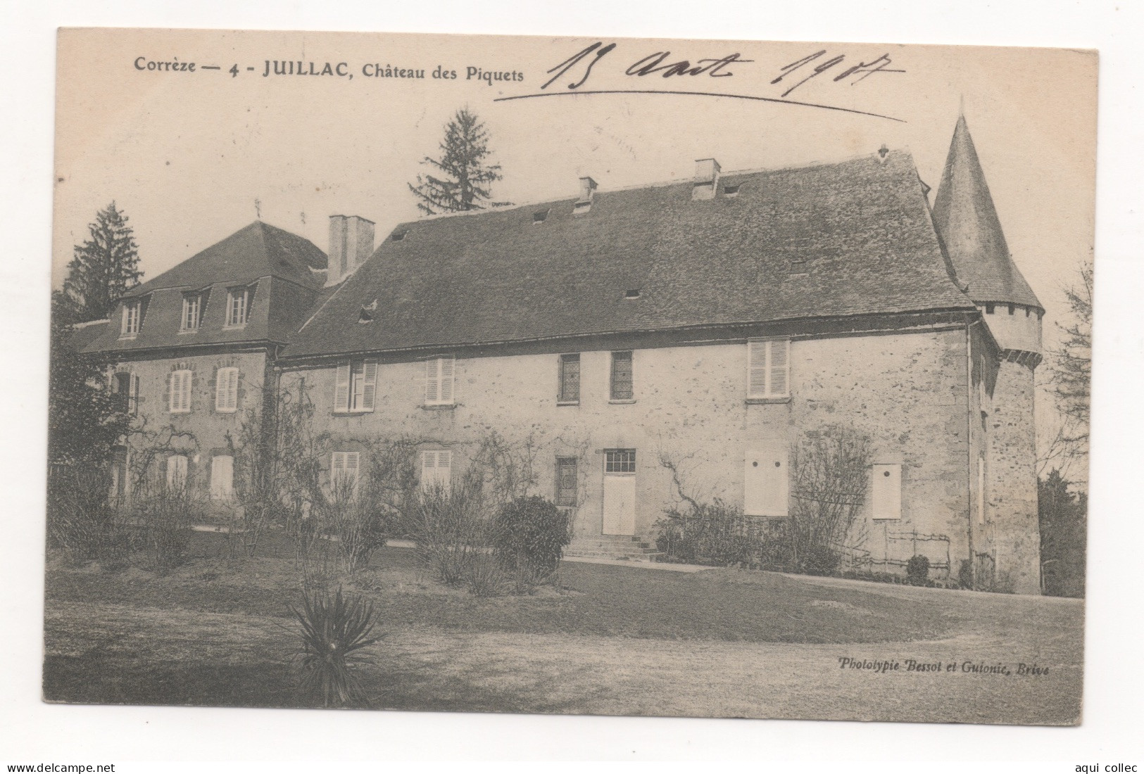 JUILLAC  19       CHÂTEAU DES PIQUETS