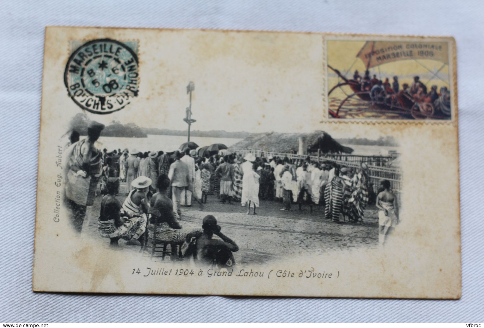 Juillet 1904 à Grand Lahou, Cote d'Ivoire, Afrique
