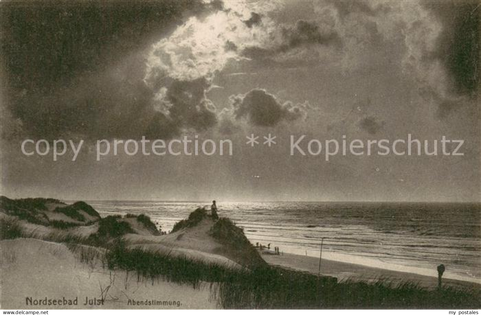 Juist Nordseebad Abendstimmung